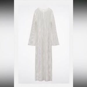 Rhinestone mesh dress